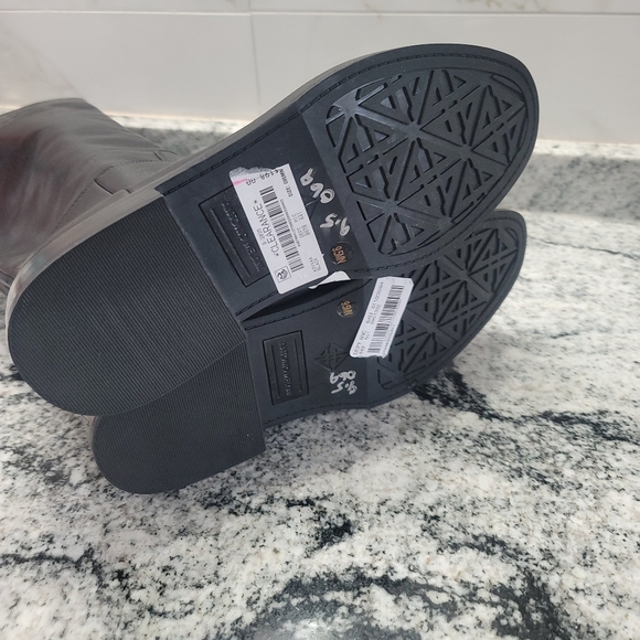 Antonio Melani Kovvaa Logo Embossed Emblem Tall Riding Boots - Picture 11 of 13